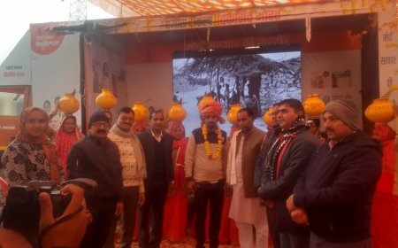 ग्रामीण क्षेत्र में विकसित भारत संकल्प यात्रा का हुआ समापन:ग्राम पंचायत कोलगांव, महरमपुर, चिकनी, कारोली व मुंडावर नगर पालिका में आयोजित हुए कैंप