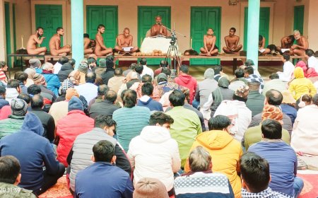 नौगांव पधारे परम पूज्य श्रमणाचार्य 108 विशुद्ध जी  महाराज