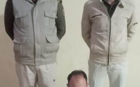 अवैध खनन व वन विभाग की टीम के साथ मारपीट के प्रकरण में फरार आरोपी गिरफ्तार