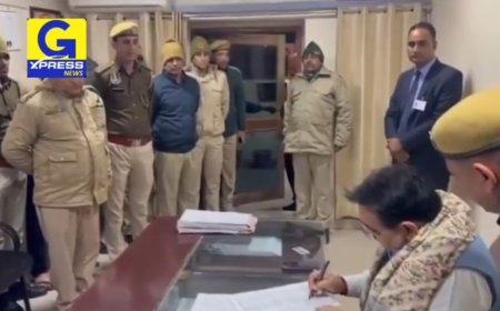 मुख्यमंत्री भजनलाल शर्मा अचानक थाने पहुंचे ,थाने में मच गया हड़कंप