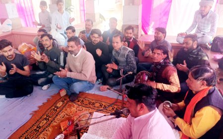 अयोध्या की तरह सज रहा है गढ़ीसवाईराम का सीताराम मंदिर और   संगीतमय रामायण व भव्य जागरण का हो रहा है आयोजन