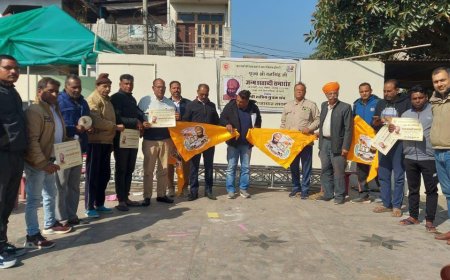 श्री तन सिंह का जन्म शताब्दी समारोह 28 जनवरी को :समारोह के पोस्टर का हुआ विमोचन