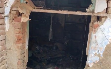 रसोई गैस सिलेंडर फटने से गंभीर रूप से झुलसा युवक जयपुर रैफर  घायल के एक पैर और एक हाथ के उड़े परखच्चे