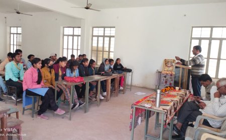 श्री टोडरमल पीजी महाविद्यालय में सात दिवसीय शिविर का हुआ शुभारंभ