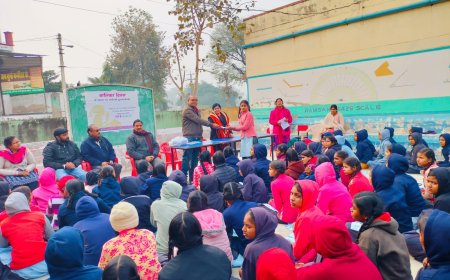 बालिका दिवस पर विभिन्न प्रतियोगिता आयोजित कर सरकार द्वारा चलाई जा रही कल्याणकारी योजनाओं की दी जानकारी