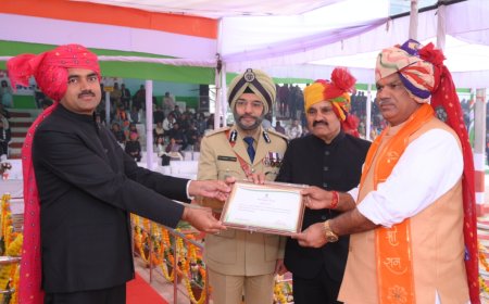 जिले भर में हर्षोल्लास पूर्वक मनाया गया गणतंत्र दिवस का 75 वां समारोह