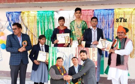 विधायक रमेश खींची की मौजूदगी में वार्षिक उत्सव समारोह का हुआ आयोजन