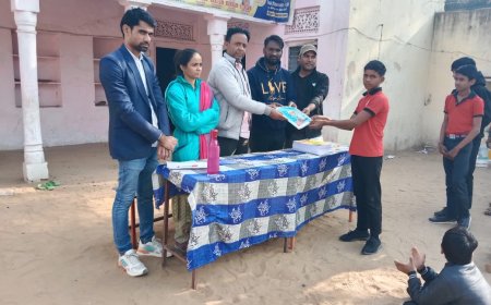 राजस्थान टैगोर फाउंडेशन स्कूल में पारितोषिक ईनाम वितरण समारोह संपन्न