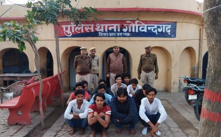 साइबर क्राइम करने वाले गांवों में घुसे 250 पुलिसकर्मी: गोविंदगढ़ क्षेत्र से 13 गिरफ्तार