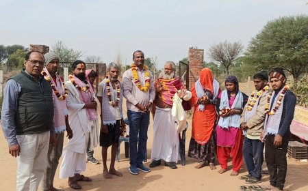 कर्नल राठौड़ के जन्म दिवस पर गौ सेवकों का किया सम्मान