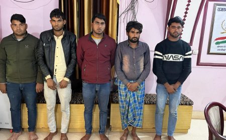 साईबर ठगो के ठिकानो पर पुलिस की दो टीमो की दबिश :  16 संदिग्ध दस्तयाब