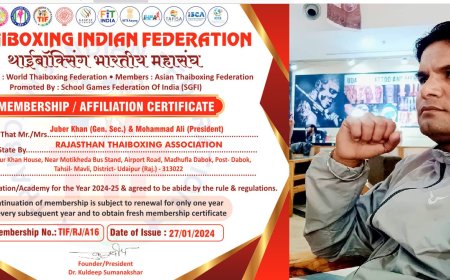 स्टेट थाई बॉक्सिंग संघ के सचिव बने खान