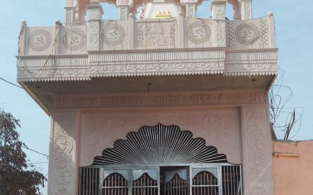 पचलंगी में बन कर तैयार भगवान शंकर का भव्य मंदिर :प्राण प्रतिष्ठा महोत्सव 14 फरवरी को