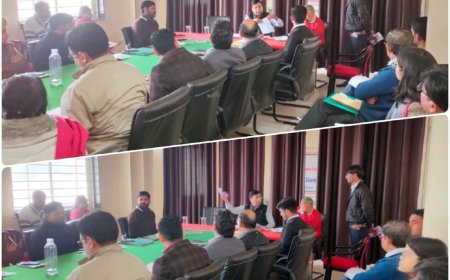 जिला स्तरीय अधिकारियों की मासिक बैठक का हुआ आयोजन