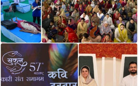 रूहानी आनंद का अनुपम उत्सव : निरंकारी संत समागम  संत प्रवृत्ति से ही जीवन का कल्याण संभव - सतगुरू माता सुदीक्षा जी महाराज