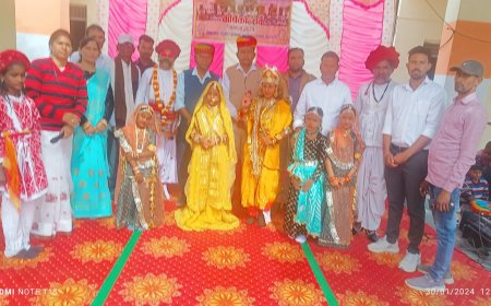 रंगा रंग कार्यक्रम के साथ वार्षिकोत्सव में झलकी राजस्थानी संस्कृति:   करूणा केन्द्र तखतगढ़ के पदाधिकारियों ने वार्षिकोत्सव में की शिरकत