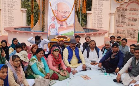 गांधी की पुण्यतिथि पर मौन,श्रद्धांजलि एवं विचार गोष्ठी का हुआ आयोजन