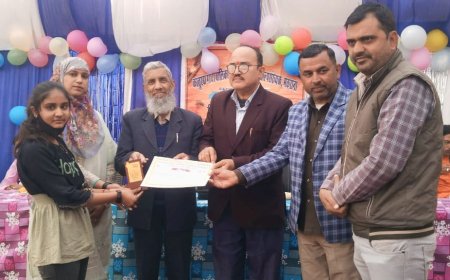 कस्तूरबा गांधी बालिका विद्यालय में वार्षिक उत्सव मनाया