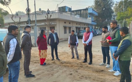 जिला कलेक्टर कल्पना अग्रवाल ने किया कोटपूतली नगर परिषद क्षेत्र का निरीक्षण:डोर टू डोर कचरा संग्रहण,सीवरेज कार्य,सीवरेज ट्रीटमेंट प्लान्ट, नालों की डी स्लिटिंग, संबंधी कार्यों का लिया जायजा