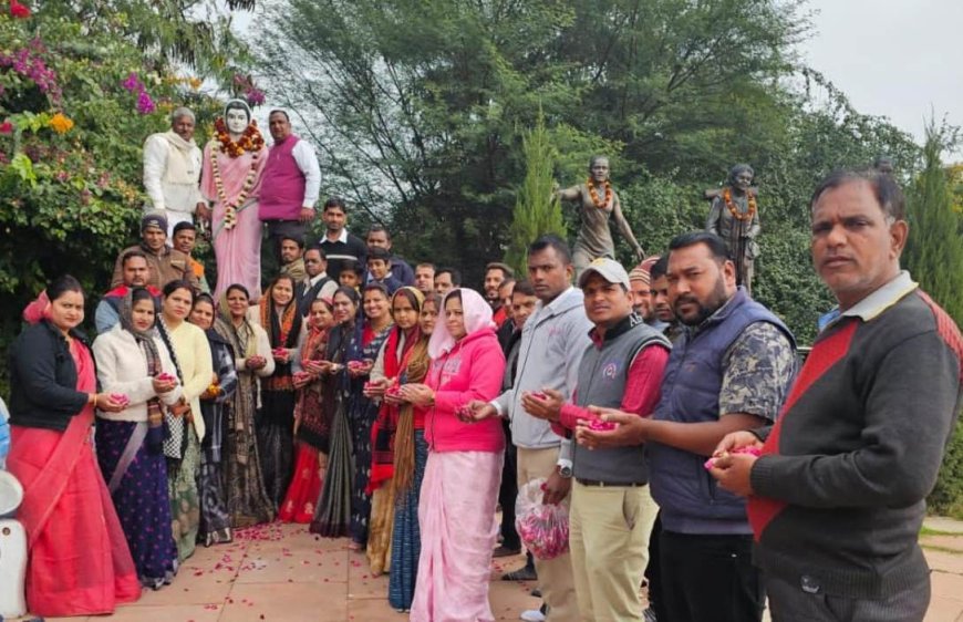 माली समाज ने प्रथम भारतीय महिला शिक्षिका सावित्रीबाई फुले की जयंती मनाई