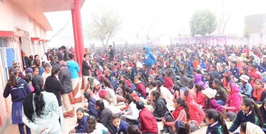 भारती टैलेंट हंट परीक्षा का हुआ आयोजन