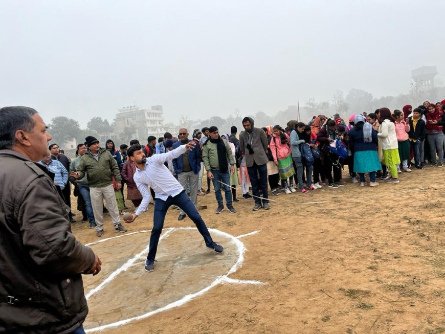 महाविद्यालय स्तरीय खेल सप्ताह का उद्धघाटन