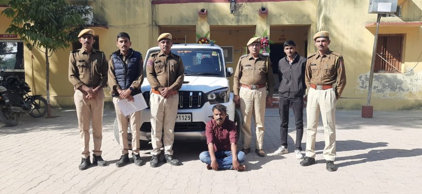 तखतगढ़ पुलिस 19 ग्राम के  एमडी ड्रग्स के साथ एक आरोपी गिरफ्तार