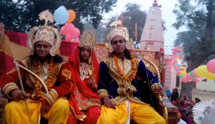 अयोध्या में श्री राम के गर्भ गृह में स्थापित होने की खुशी में लीली गांव के मन्दिरों  में हुएं अनुष्ठान व भण्डारें