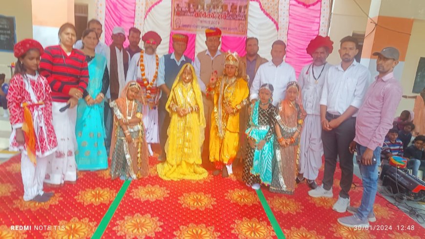 रंगा रंग कार्यक्रम के साथ वार्षिकोत्सव में झलकी राजस्थानी संस्कृति:   करूणा केन्द्र तखतगढ़ के पदाधिकारियों ने वार्षिकोत्सव में की शिरकत
