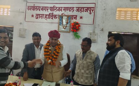 पालिका साधारण सभा की बैठक मे सभी एजेंडे पर बनी  सर्वसम्मति, विधायक एवं ईओ का किया सम्मान