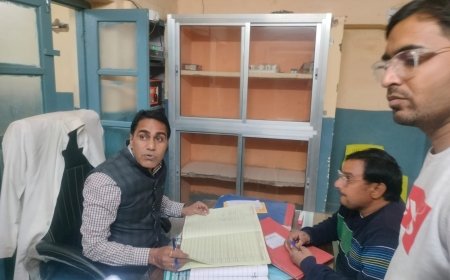 उपखंड अधिकारी एवं तहसीलदार ने  किया नारायणपुर सीएचसी का औचक निरीक्षण