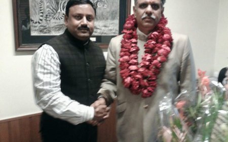 रांदड़ ने की चिकित्सा मंत्री गजेंद्र सिंह से भेंट, मकराना की चिकित्सा व्यवस्था से कराया अवगत