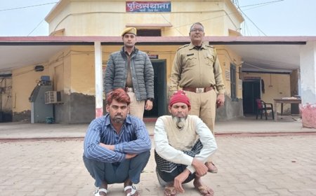 अवैध हथियार बनाने की फैक्ट्री चलाने वाले पांच साल से फरार दो मुलजिम गिरफ्तार