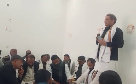 कांग्रेस कार्यकर्ताओं की बैठक आयोजित: लोकसभा प्रभारी धर्मेंद्र राठौड़ ने ली बैठक