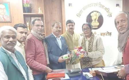 श्री जयसिंह गौशाला की भूमि पर अतिक्रमण रूकवाने व हटवाने की मांग को लेकर  जिला कलेक्टर को सौंपा ज्ञापन