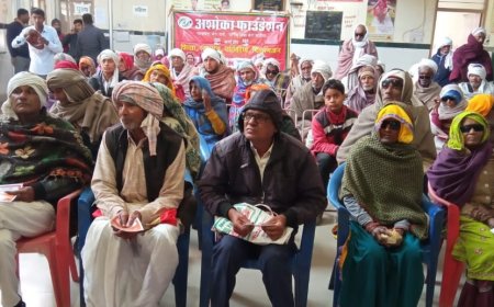 रैणी के गढ़ीसवाईराम कस्बे मे 24 वें  शिविर में 170 मरीजों की हुई जांच, 74 नि:शुल्क आपरेशन के लिए चयनित