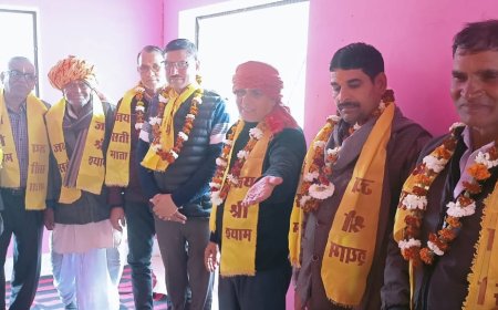 डोड़रावत तिवाडी समाज का हुआ शपथ ग्रहण समारोह आयोजित