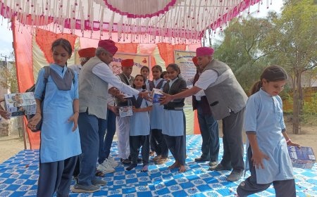 राजकीय बालिका उच्च माध्यमिक विद्यालय दुजाना में वार्षिकोत्सव एवं भामाशाह सम्मान समारोह का हुआ आयोजन