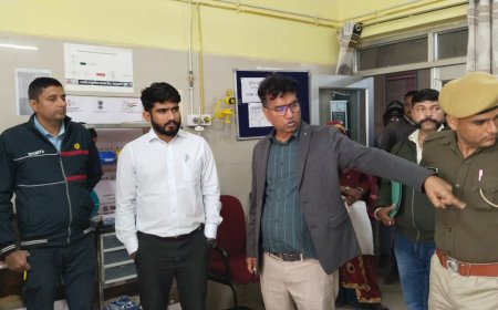 उदयपुरवाटी उपखंड अधिकारी ने सामुदायिक स्वास्थ्य केंद्र व अन्नपूर्णा रसोई का किया निरीक्षण