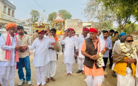 पीथा का खेड़ा मे  हुआ श्रीमद्भागवत कथा का आयोजन