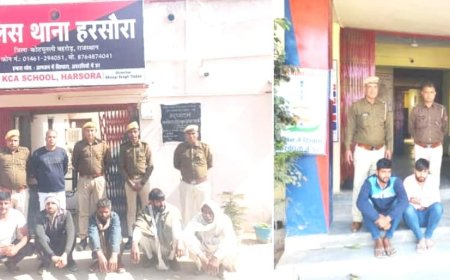 एरिया डोमिनेशन के तहत कोटपूतली-बहरोड़ पुलिस का दो दिवसीय विशेष अभियान  जिले में वांछित 113 अभियुक्तों की गिरफ्तारी