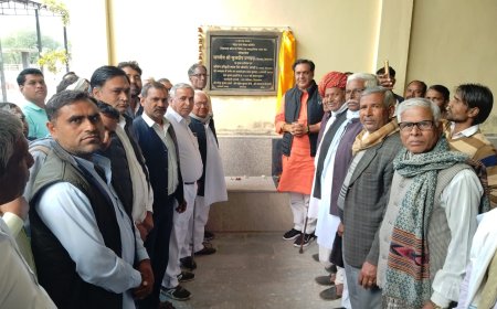 विधायक ने किया सामुदायिक भवन एवं पेयजल टंकी का लोकार्पण