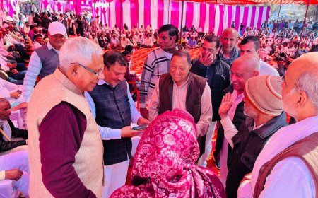 खैरथल-तिजारा में आयोजित मेडिकल कैंप एवं भंडारे में उमड़ा जनसैलाब