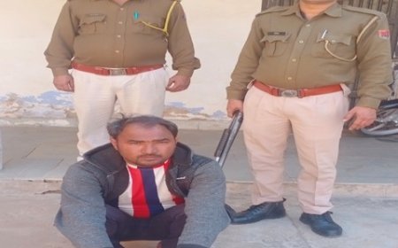 3 साल से फरार 5000 रूपये के ईनामी बदमाश को पहाड़ी पुलिस ने किया गिरफ्तार