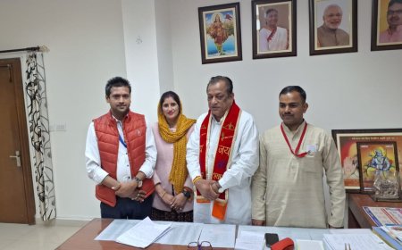 किसान मजदूर व गोपालको और पशुपालकों की मांगों को लेकर अंतर्राष्ट्रीय हिंदू सेना के प्रदेश अध्यक्ष ने कैबिनेट मंत्री से की मुलाकात