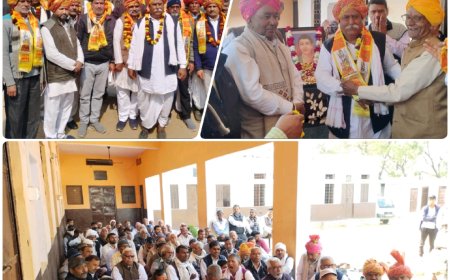 सैनी समाज की जिला स्तरीय महासभा की बैठक में तेजाराम सैनी को सर्वसम्मति से अध्यक्ष बनाया