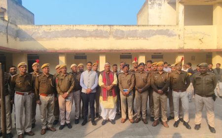 कैंथवाड़ा थाना पर भामाशाह सम्मान कार्यक्रम हुआ