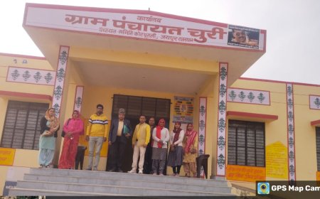 जिला लोकपाल ने ग्रामपंचायत का किया निरीक्षण