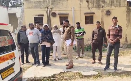 सड़क दुघर्टना में एक युवक की मौत: पोस्टमार्टम करा परिजनों को सौंपा शव