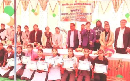 राजकीय उच्च माध्यमिक विधालय बड़ाबास में वार्षिकोत्सव समारोह 2024-नवांकुर, का आयोजन